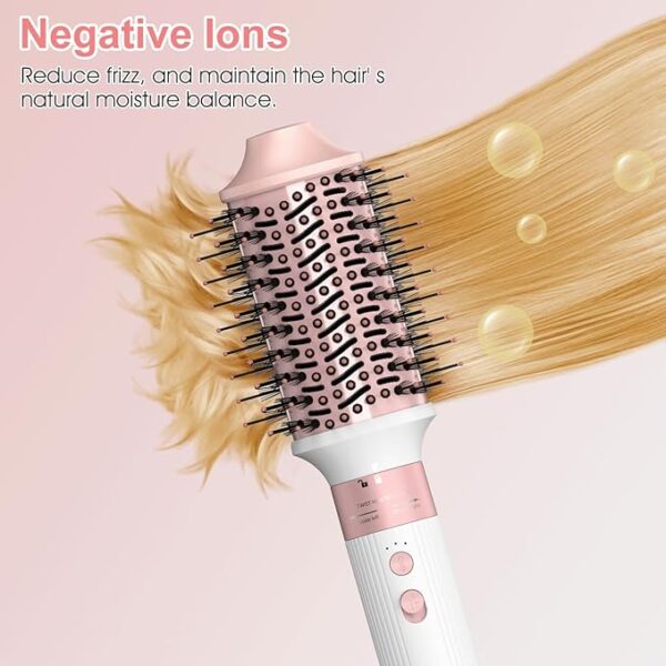 6 in 1 Professional Hot Air Styler & Hair Dryer Brush with 110,000 RPM Negative Ionic Blow Dryer, Hair Style with Auto Wrap Curlers, Straighteners, and Volumizers, Travel Bag Included - Image 5