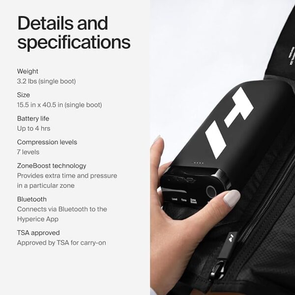 Hyperice Normatec Elite - Standard Size - Cordless Recovery System with Patented Dynamic Compression Massage Technology - Image 4