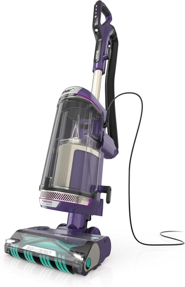 Shark POWERDETECT Upright Vacuum Cleaner with HEPA Filter, Heavy Duty Vacuum with Powerful Suction for Pet Hair Pickup, DuoClean Technology, Powered Lift-Away, Ideal for Carpets & Hardfloors, AZ4002
