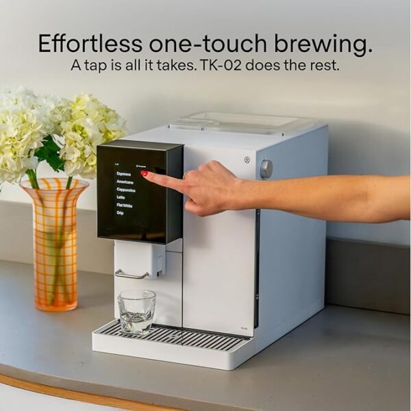 Terra Kaffe Super Automatic Espresso Machine - App-Enabled Coffee Machine - Auto Wake & Sleep - All Milk Types - Roaster-Approved Espresso Settings - Cappuccino Machines for Home - Black TK-02 - Image 4