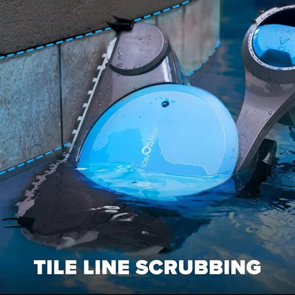 Dolphin Premier Robotic Pool Cleaner (2025 Model) with Multimedia, Oversized Leaf Bag, Standard & Ultrafine Filters, Weekly Timer, Waterline Cleaning & More — for In-ground Swimming Pools up to 50ft - Image 7