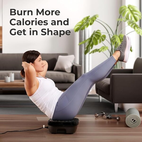 Lifepro Vibration Plate Exercise Machine with Magnetic Acupoints - Full Body Vibration Platform for Beginners and Recovery - Ideal Lymphatic Drainage Massager for Muscle Toning and Overall Fitness - Image 5