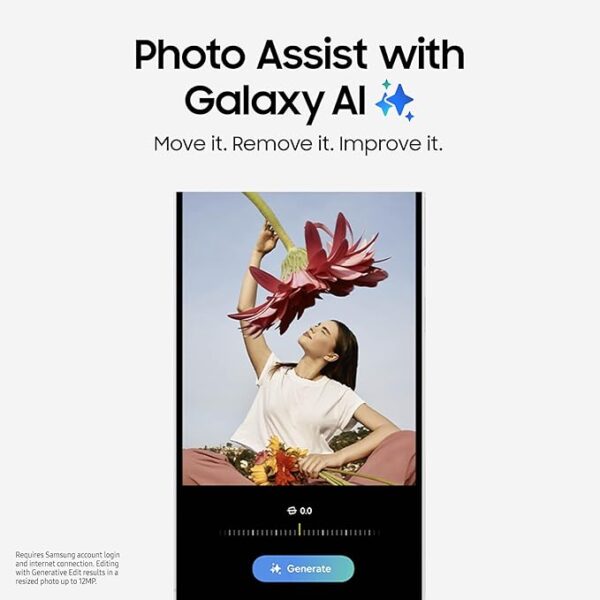 SAMSUNG Galaxy S24 FE AI Phone, 128GB Unlocked Android Smartphone, High-Res 50MP Camera, Long Battery Life, Brighter Display Screen, US Version, 2024, US 1 Yr Manufacturer Warranty, Graphite - Image 4