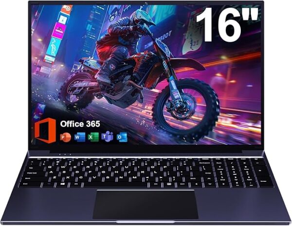 jumper Laptop Computer 16 inch FHD Display, 12GB RAM, 256GB SSD, 128GB eMMC, 5G/2.4G WiFi, Type-C, HDMI, Numeric Keypad, Bluetooth, 38Wh Battery, 5305U Processor, Cooling System