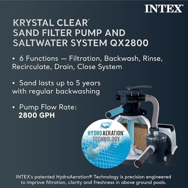 Intex 32' x 16' x 52" Ultra XTR Rectangular Outdoor Swimming Pool Set with Pump - Image 3