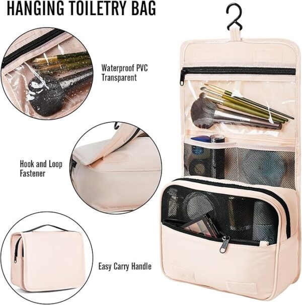 Veken 8 Set Packing Cubes for Travel, Gifts for Women Mom, Suitcase Organizer Bags for Luggage with Hanging Toiletry Bag and Shoe Bag, Vacation Essentials Travel Accessories for Cruise Ship - Image 7