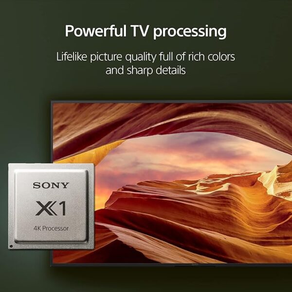 Sony 85 Inch 4K Ultra HD TV X77L Series: LED Smart Google TV KD85X77L- Latest Model, Black - Image 3