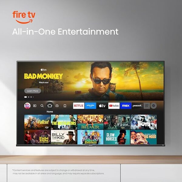 Hisense 65" Class A7 Series 4K UHD Smart Fire TV (65A7NF) - Wide Color Gamut, HDR10+, Dolby Vision, Dolby Atmos, AI Sports Mode, Game Mode, ALLM, Alexa Built in with Voice Remote, Streaming TV, Black - Image 4