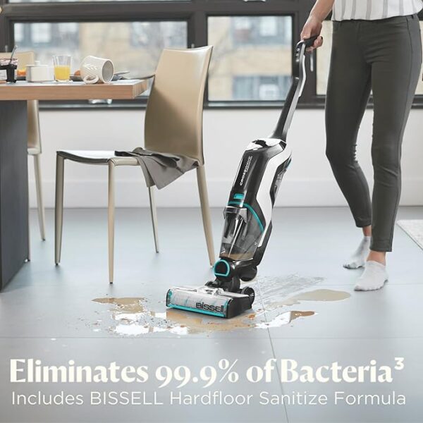 Bissell CrossWave Cordless Max Vacuum Mop All in One Wet and Dry Vac Combo Hard Floor Cleaner and Area Rugs, Cordless Mop, Pack-in Formulas Included, 2554A - Image 4