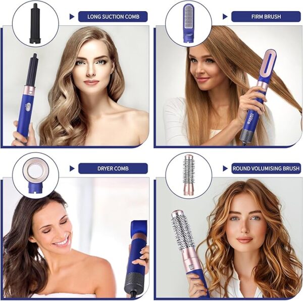 Professional 5 in 1 Curling Wand, for Short & Long Hair, Hair Curling Tools, Hair Tools for Styling, Travel Hot Rollers, Ceramic Curling Tongs - Image 2