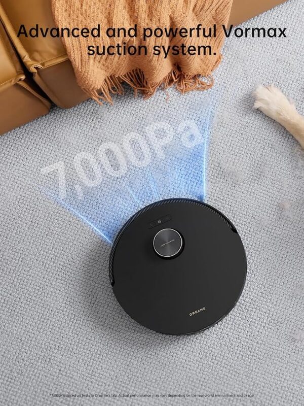 DREAME L20 Ultra Robot Vacuum and Mop with Mop-Extend, Auto Mop Removal & Raising, Washing and Drying, 7000Pa Suction, Self-Emptying, Self-Refilling, AI Obstacle Avoidance - Image 6