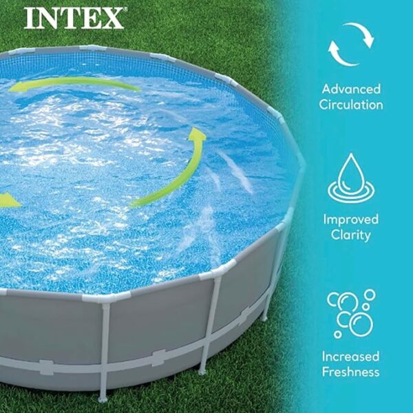 Intex 26651EG 3,000 GPH Above Ground Pool Sand Filter Pump with Automatic Timer - Image 4