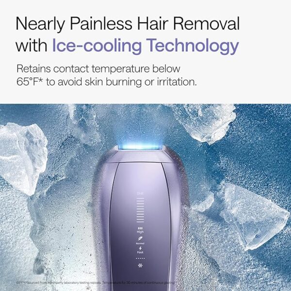 Ulike Laser Hair Removal, Air 10 IPL Hair Removal for Women and Men, 65°F Ice-Cooling Contact, Dual Lights, Skin Sensor & SHR Mode* for Nearly Painless, Effective & Long-Lasting Hair Removal from Home - Image 5