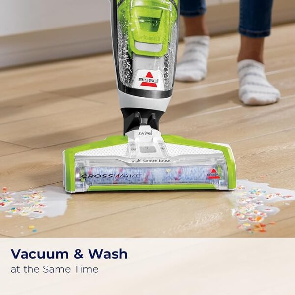 Bissell Crosswave Turbo Vacuum Mop All in One Wet and Dry Vac Combo Hard Floor & Area Rug Cleaner, 3888A - Image 3