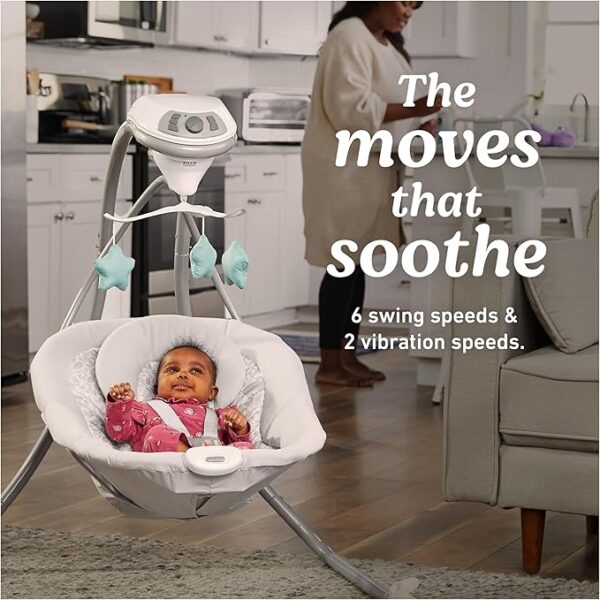 Graco Simple Sway Swing, Ivy - Image 5
