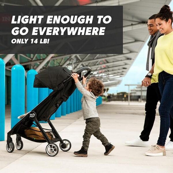 Baby Jogger City Tour 2 Ultra-Compact Travel Stroller, Jet, Lightweight, Foldable, Ideal for Traveling - Image 5