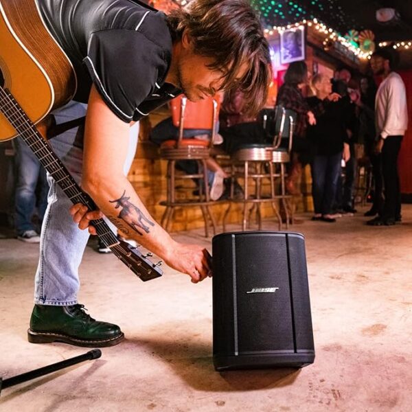 Bose S1 Pro+ All-in-one Powered Portable Bluetooth Speaker Wireless PA System, Black - Image 2