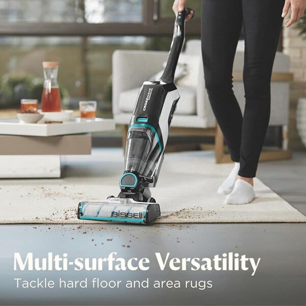 Bissell CrossWave Cordless Max Vacuum Mop All in One Wet and Dry Vac Combo Hard Floor Cleaner and Area Rugs, Cordless Mop, Pack-in Formulas Included, 2554A - Image 5