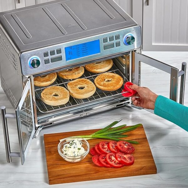 Emeril Lagasse Dual Zone 360 Air Fryer Oven Combo with French Door, 25 QT Extra Large, Cook Two Foods in Different Ways, Up to 60% Faster from Frozen to Finish - Image 5