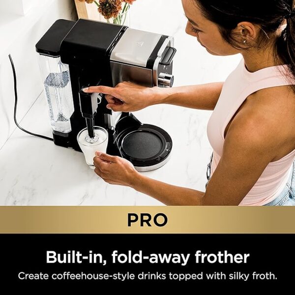 Ninja Drip Coffee Maker With K Cup Combo, DualBrew Pro Specialty Coffee System, Coffee Machine Compatible with K-Cup Pods, 12 Cup Single Serve Coffee Makers with Paper Filter, CFP301 - Image 6