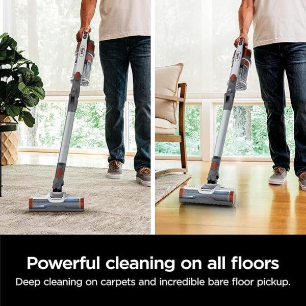 Shark Pet Pro Cordless Stick Vacuum with MultiFLEX, HEPA Filter, Lightweight, Powerful Suction, 40min Runtime, Removable Hand Vacuum, Includes Crevice Tool & Dusting Brush, UZ351H - Image 5
