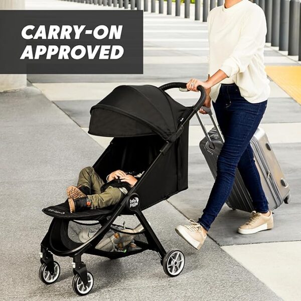 Baby Jogger City Tour 2 Ultra-Compact Travel Stroller, Jet, Lightweight, Foldable, Ideal for Traveling - Image 6