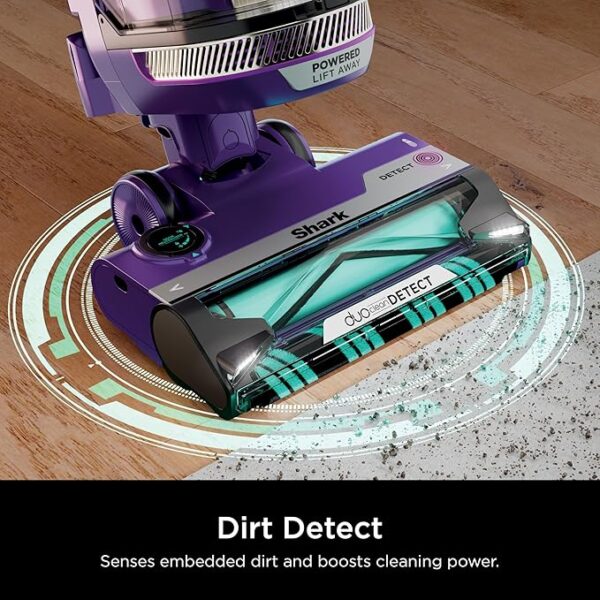 Shark POWERDETECT Upright Vacuum Cleaner with HEPA Filter, Heavy Duty Vacuum with Powerful Suction for Pet Hair Pickup, DuoClean Technology, Powered Lift-Away, Ideal for Carpets & Hardfloors, AZ4002 - Image 3