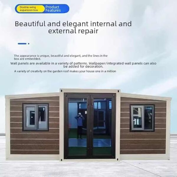 40ft Tiny Homes to Live in for Adults Mobile Prefab House with 3 Bedrooms, 1 Full Equiped Bathroom and Kitchen，Portable Container House Prefabricated Tiny Home for Sale - Image 4