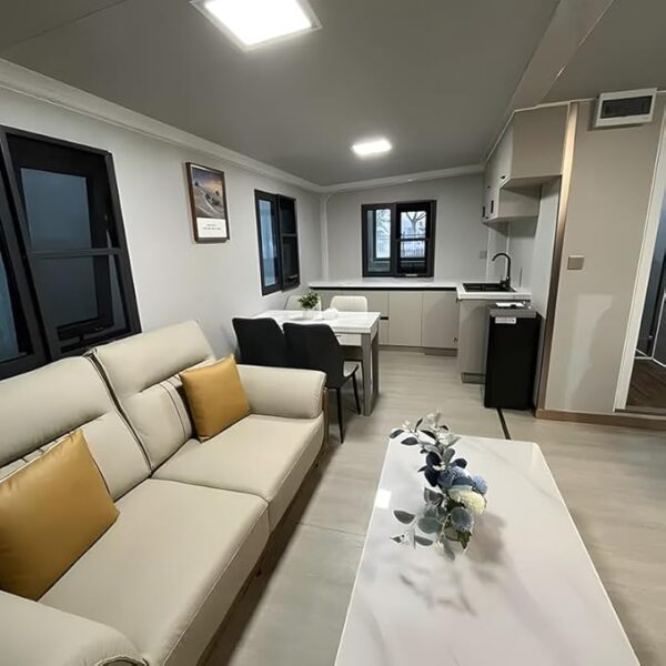 Prefab Tiny House Folding Prefabricated Home Steel Room Mobile Container House 20ft 40ft Prefabricated Tiny Home Modular Foldable Prefab Expandable House with 1-3 Bedrooms, Bathroom, Kitchen - Image 3