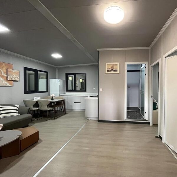 Modern Prefabricated Tiny House, Modular Mobile Foldable Tiny Home, Portable Expandable Prefab House with Full Kitchen & Bathroom, Customizable & Sustainable Living Space,1-3 Bedroom - Image 6