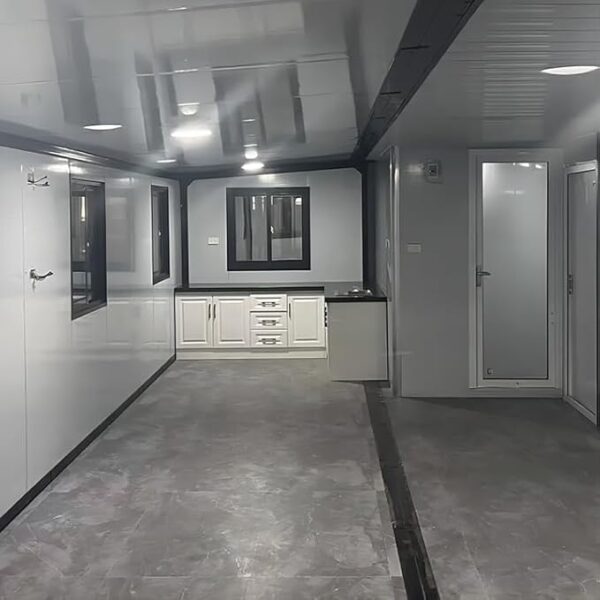 40ft Tiny Homes to Live in for Adults Mobile Prefab House with 3 Bedrooms, 1 Full Equiped Bathroom and Kitchen，Portable Container House Prefabricated Tiny Home for Sale - Image 6