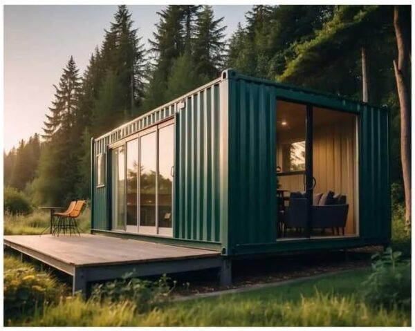 2 Storey Portable Expandable Prefab House Tiny Homes to Live in for Adults Mini Foldable Container House Mobile Home Modular Homes Mini Live Houses Double Floors Prefab Space - Image 2