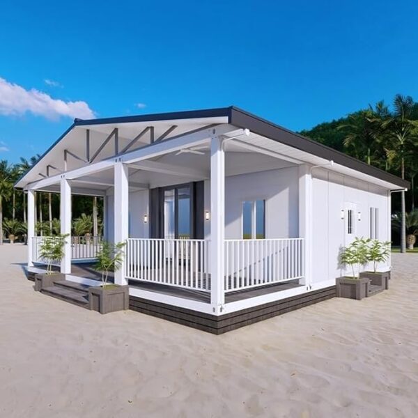 40FT Expandable Mobile Prefab Home with Balcony | 1-3 Bedroom, 1-Bathroom Modular House | Weatherproof Emergency Shelter & Off-Grid Tiny Home | Energy-Efficient ADU for Living, Rental, or Office Use - Image 6