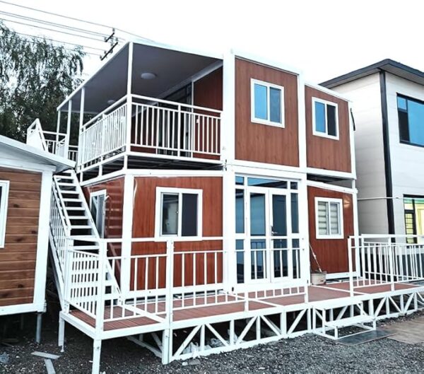 Prefabricated Houses Prefab Flat Pack Tiny House to Live in, Cont Two Floors Modular Homes, Expandable Tiny House Two Story Homes - Image 7