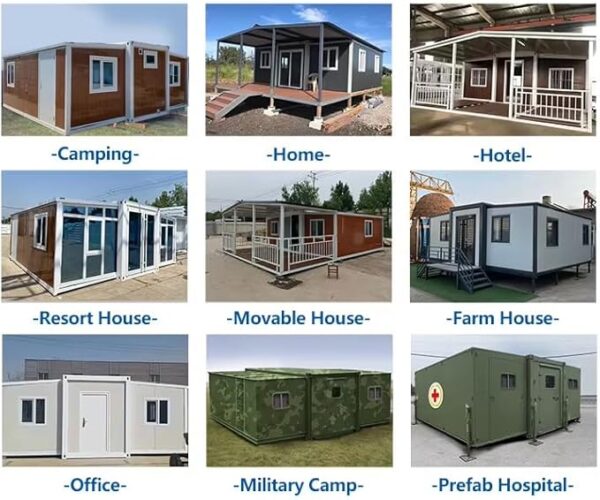 Tiny Homes to Live in for Adults, 20Ft&40Ft Tiny Home for Sale Prefab House Customizable with 2 Bedrooms, 1 Fully Equipped Bathroom and Kitchen, 1 Living Room, Mobile House - Image 4