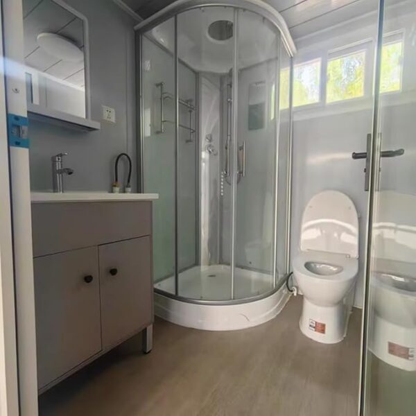 Portable House Prefabricated Tiny Home, Log Cabin Garden Office Studio, Summerhouse Summer House, Modern Outdoor Room Brown, Wooden Garden Room - Image 5