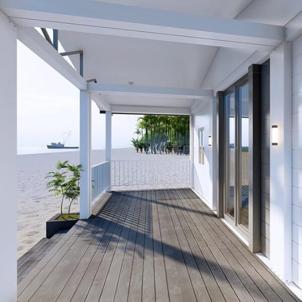 40FT Expandable Mobile Prefab Home with Balcony | 1-3 Bedroom, 1-Bathroom Modular House | Weatherproof Emergency Shelter & Off-Grid Tiny Home | Energy-Efficient ADU for Living, Rental, or Office Use - Image 3