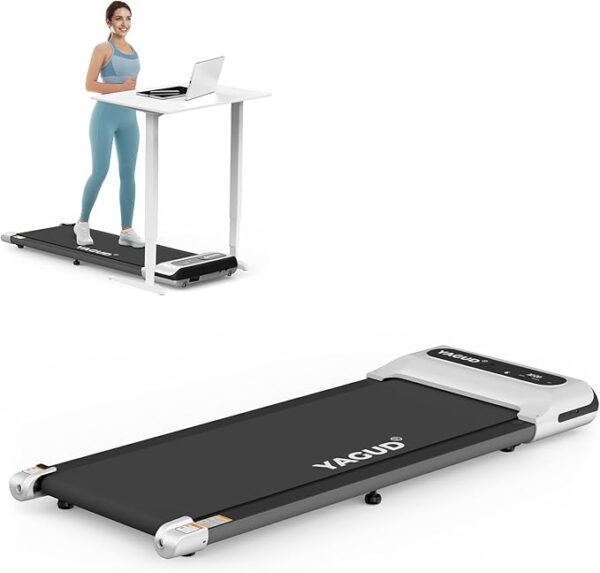 Under Desk Treadmill, Walking Pad for Home and Office, 2.5 HP Portable Walking Jogging Running Machine with Remote Control and LED Display