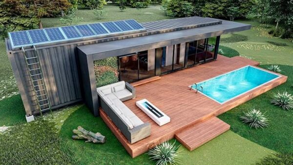 40FT Tiny Home for Adults, Portable Prefab House, Customizable Foldable Mobile Home with Steel Frame, Expandable Container House - Image 7