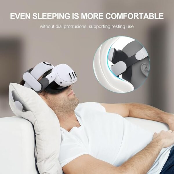 BOBOVR S3 Pro Battery Strap Accessories,Head Air Cooling System and 10000mah Hot-swappable Battery Pack,Compatible with Meta Quest 3/Quest 3S - Image 3