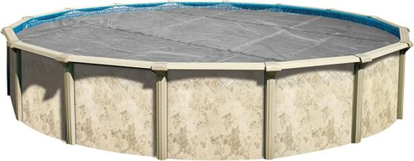 In The Swim 24' Premium Blue Round Solar Pool Cover 12 Mil for Solar Heating Above Ground Pools and Inground Pools