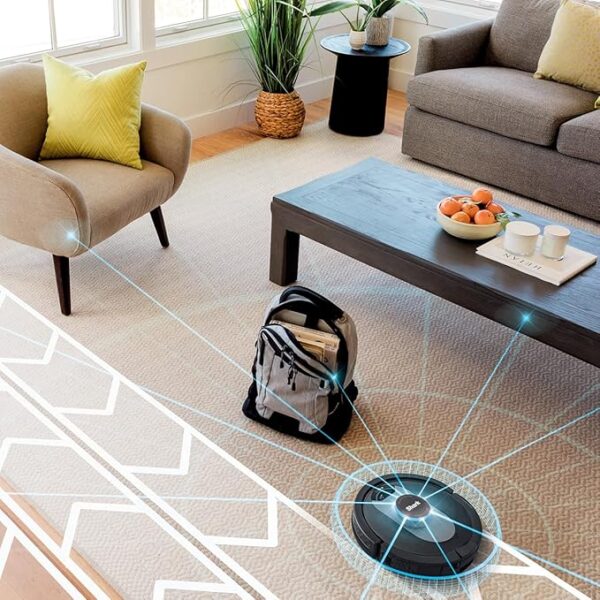 Shark UR2500SR AI Ultra Robot Vacuum with Self-Empty Base, Bagless, 30-Day Capacity, LIDAR Navigation, Compatible with Alexa, WiFi Connected, Black - Image 3