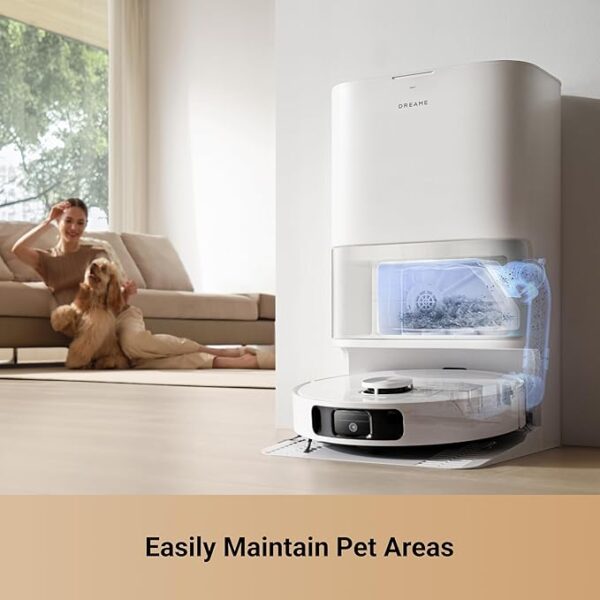 DREAME L10s Ultra Gen 2 Robot Vacuum and Mop, 10,000Pa Suction, MopExtend Technology, All-in-One Base Station, Pet-Friendly, Versatile Carpet Cleaning, DuoScrub Mopping System, Smart Pathfinder Tech - Image 6