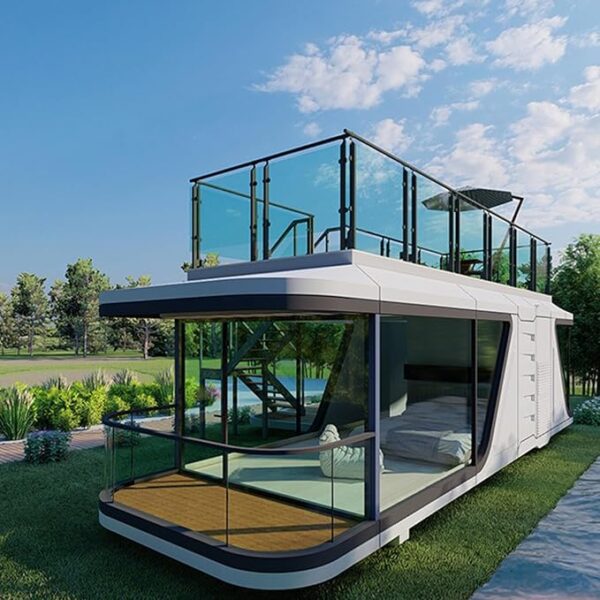 Prefabricated Tiny Homes Prefab Tiny Houses Foldable Tiny Houses for Sale Modern Prefabricated Houses Expandable Micro Homes with Folding Design Small Houses Suitable for Adult Living - Image 6