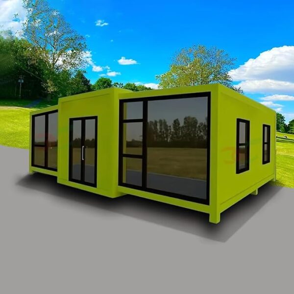 Foldable Expandable Container House Customizable 20ft 30ft 40ft Luxury Prefab Villa Portable Tiny Home with 1-3 Bedrooms Bathroom Living Room and Kitchen Ideal Prefabricated Solution