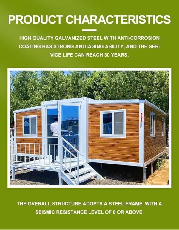 1 Storey Small Prefabricated Tiny House Mini Luxury Modular Modern Design with Bedroom Prefab Home Villa - Image 2
