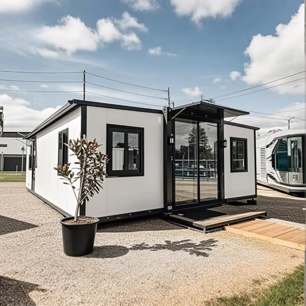 Prefabricated Home 20FT Folding 2 Bedroom Living Tiny Luxury Portable Mobile Modular Prefab Expandable Container House