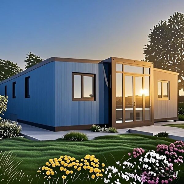 Tiny Homes to Live in for Adults, 20Ft&40Ft Tiny Home for Sale Prefab House Customizable with 2 Bedrooms, 1 Fully Equipped Bathroom and Kitchen, 1 Living Room, Mobile House