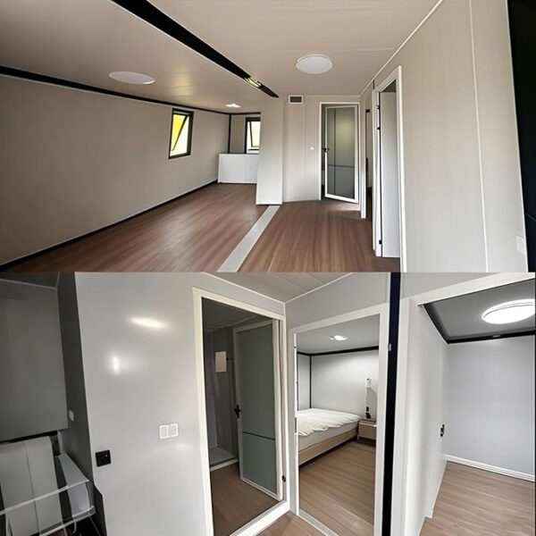 Portable Prefab Tiny Home for Sale, 20ft Modular Homes with 3 Bedrooms, 1 Kitchen & Bathroom, Expandable Container House, Mobile Foldable Home for Adults - Image 4