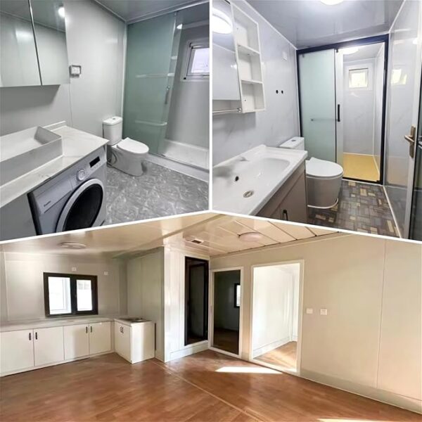 20Ft&40Ft Tiny Home for Sale Prefab, Tiny Homes to Live in for Adults with 3 bedrooms, 1 Fully Equipped Bathroom and Kitchen, 1 Living Room,Amazon Prefab House, Portable Modern Villa - Image 3